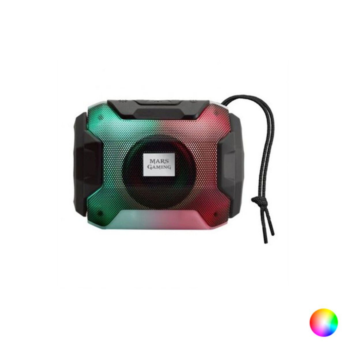 Bluetooth Speakers Mars Gaming MSBAX RGB 10 W Black