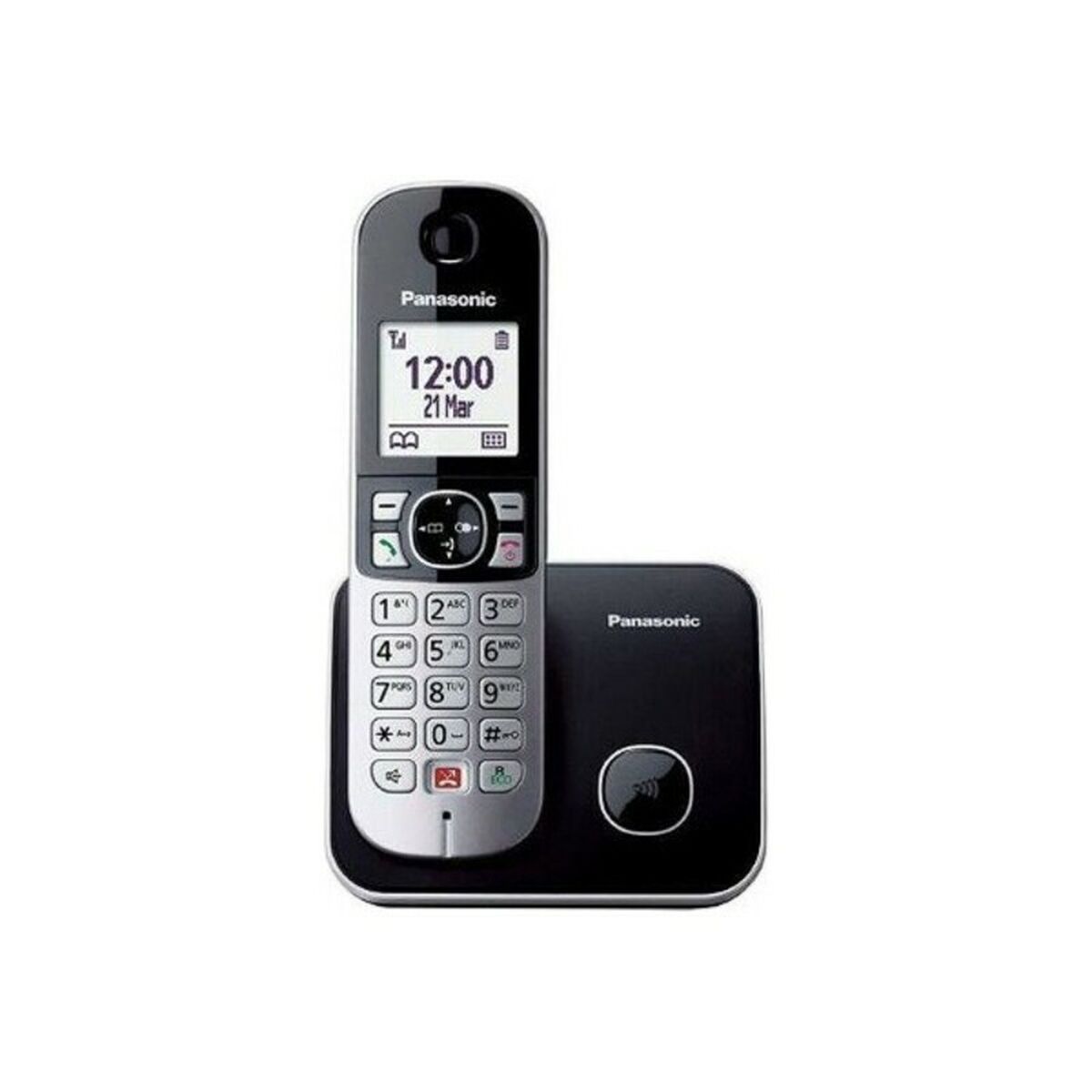Landline Telephone Panasonic Corp. KX-TG6851 1,8" LCD Silver