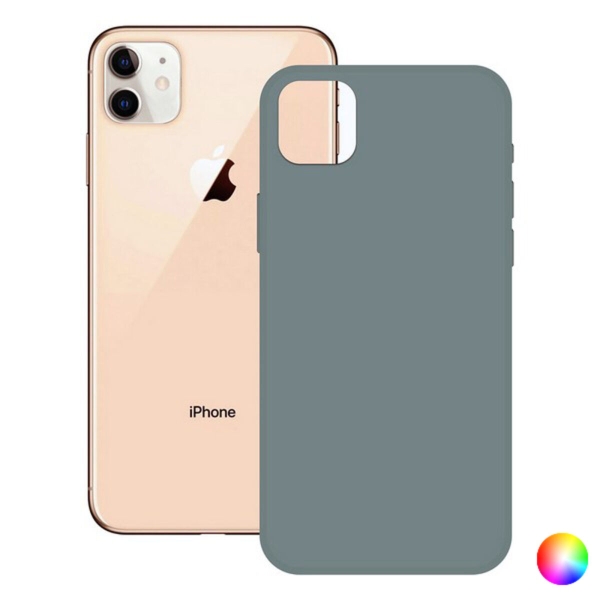 Mobile cover iPhone 12 Pro KSIX Soft Silicone iPhone 12, 12 Pro Lavender