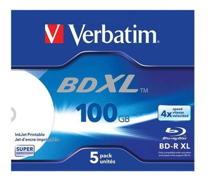 Blu-Ray BD-R Verbatim 5 Units 4x